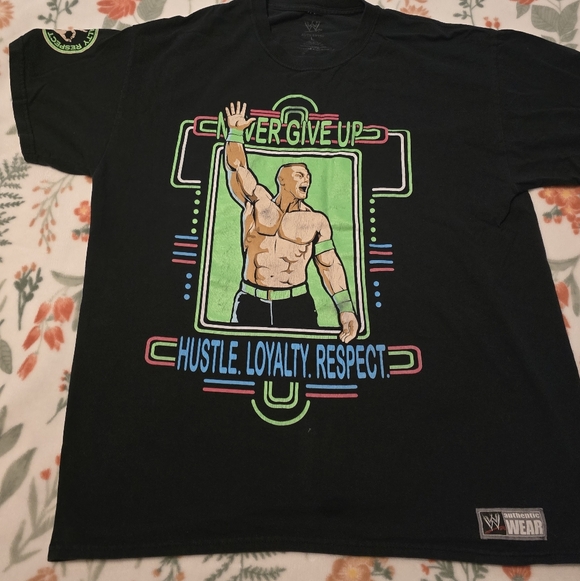 WWE Wrestling JOHN CENA You Can't See Me Black T-Shirt - Picture 2 of 7